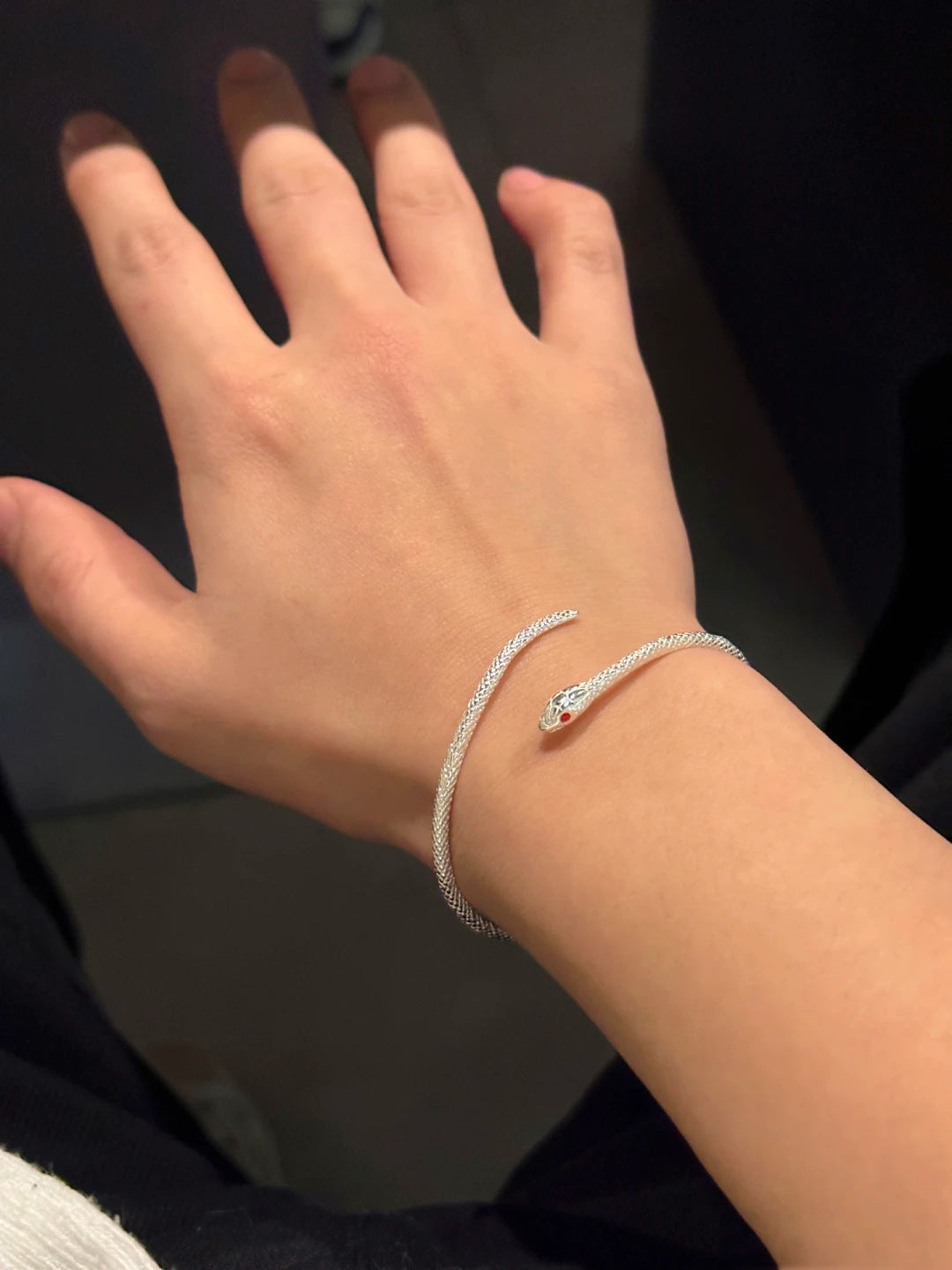 Red-Eyed Spirit Snake Bracelet for Women
