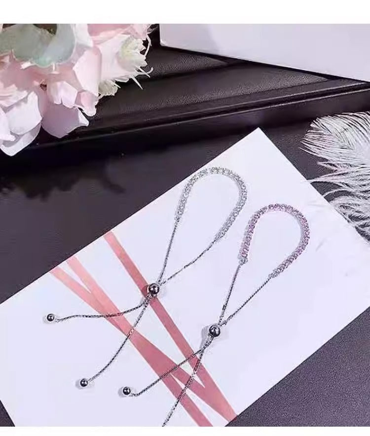 Full Diamond Cubic Zirconia Bracelet for Women