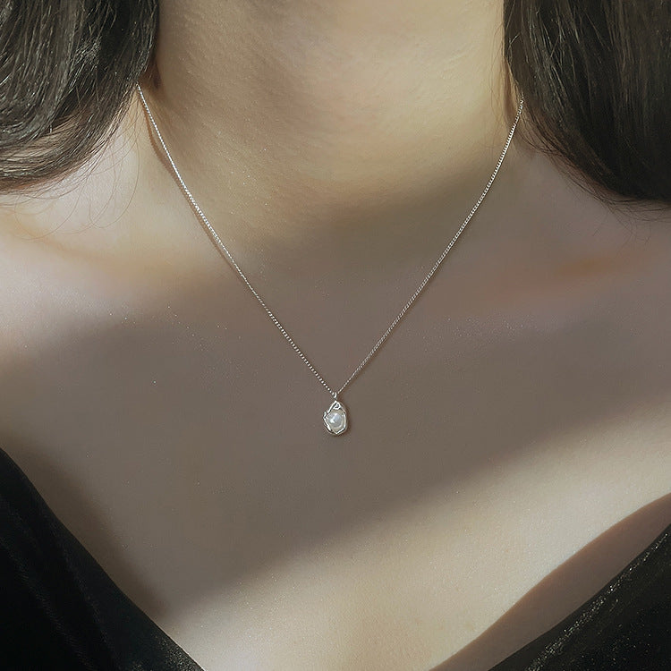 Pea Irregular Pearl Necklace for Women