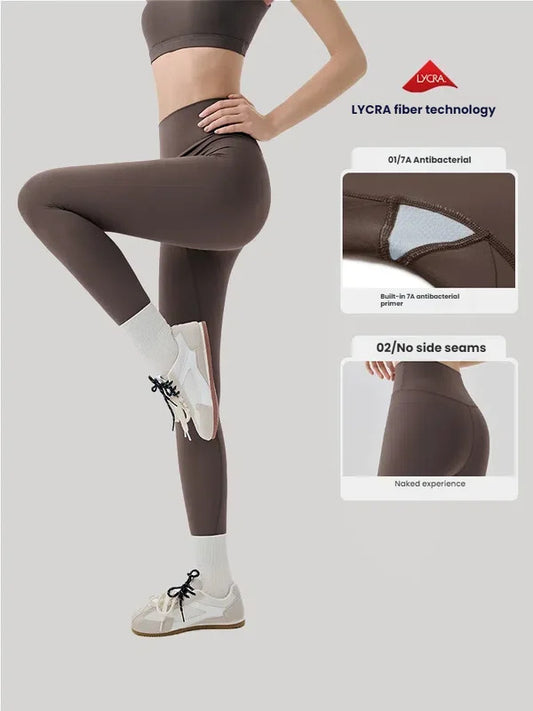 Plus-size Yoga Pants One Size High Waisted Tummy Control Naked Feeling Seamless Squat Proof Leggings Woman clothes