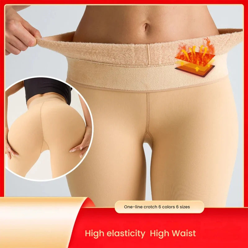 Plus Size thermal stockings Warm Tights Pants Feet Fleece Lined Winter Leggings Extra Warm Long Socks Pants Women pantyhose