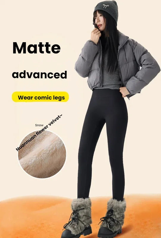 Shark Pants Women High Waisted Tummy Control Leggings Winter Fleece Lined Thermal Thick Yoga Pants asual Tights Woman clothes