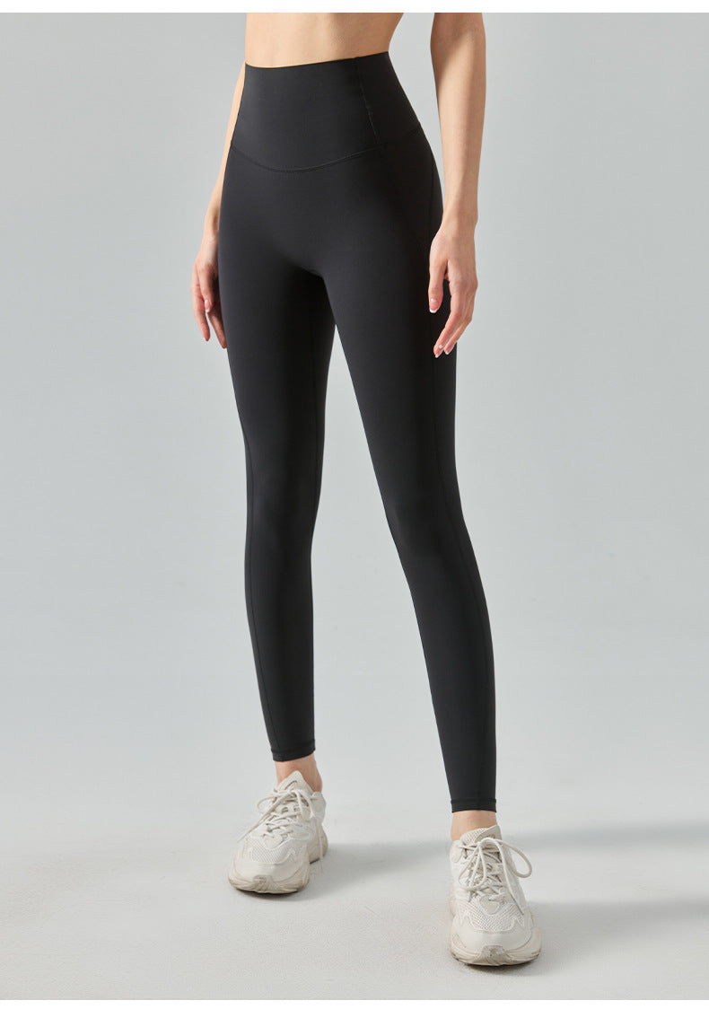 Nulux High-Intensity Tight Yoga Pants High Waist Sports Leggings High Stretch Ultra-Thin Quick-Dry Pants Green Brown Khaki