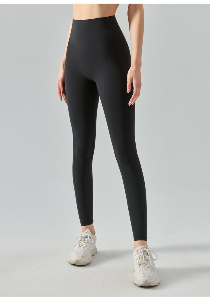 Nulux High-Intensity Tight Yoga Pants High Waist Sports Leggings High Stretch Ultra-Thin Quick-Dry Pants Green Brown Khaki