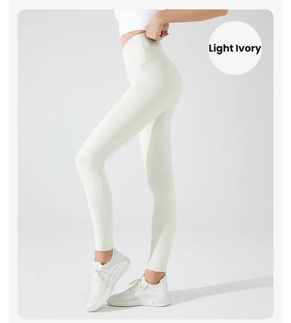 Women's Fleece Lined Shark Yoga Pants Tummy Control Thermal Leggings Winter Warm Sport Tights