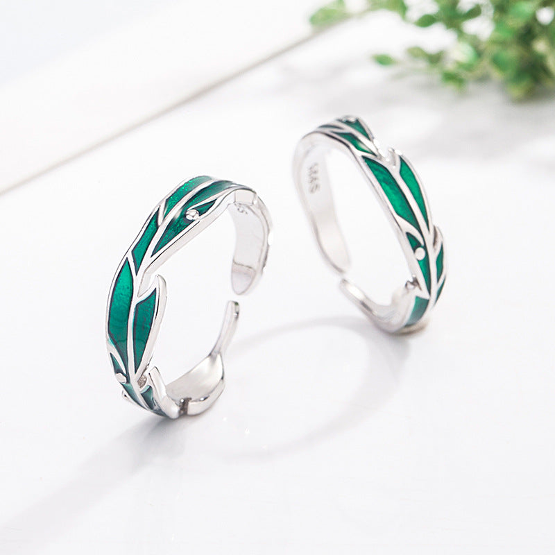 Rainfall Banana Couple Rings Pair Rings for Men and Women
