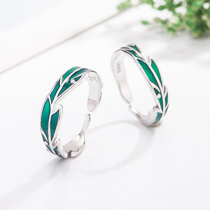 Rainfall Banana Couple Rings Pair Rings for Men and Women