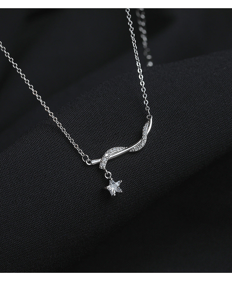 Twisted Pentagram Necklace for Women Fashionable