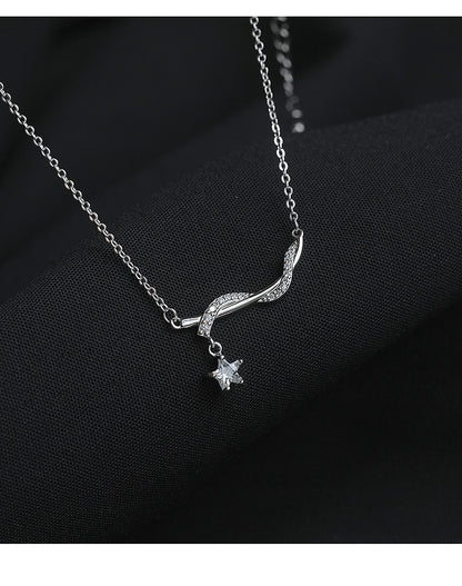 Twisted Pentagram Necklace for Women Fashionable