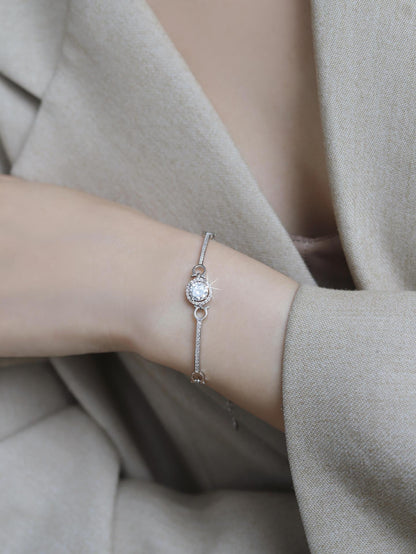 Moissanite Bracelet Radiant Star River Bangle Mobius 1 Carat Fashion Wholesale 925 Sterling Silver Jewelry