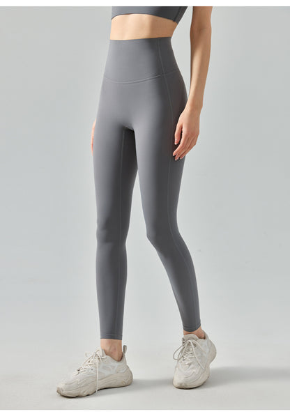 Nulux High-Intensity Tight Yoga Pants High Waist Sports Leggings High Stretch Ultra-Thin Quick-Dry Pants Green Brown Khaki
