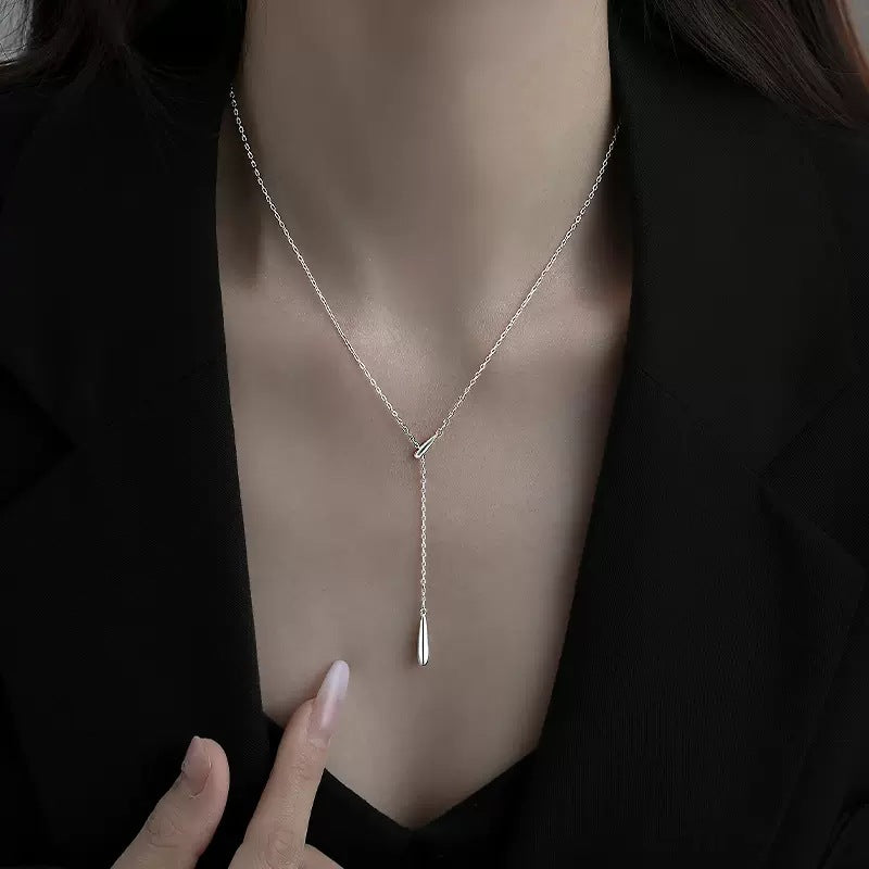 Tassel Water Drop Necklace for Women