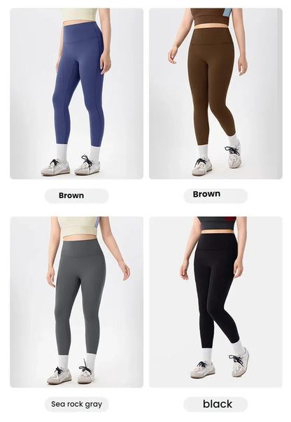 Plus-size Yoga Pants One Size High Waisted Tummy Control Naked Feeling Seamless Squat Proof Leggings Woman clothes