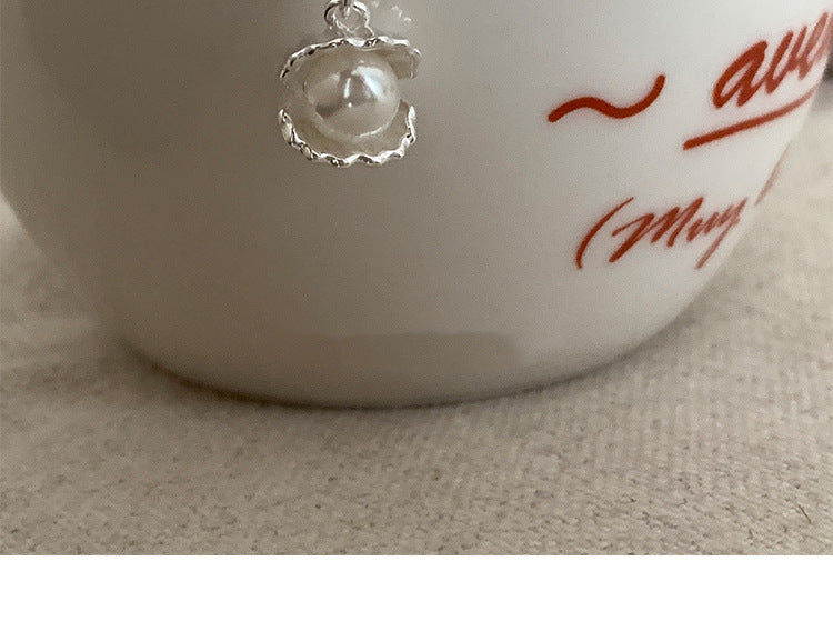 Pearl Shell Necklace for Women, Light Luxury