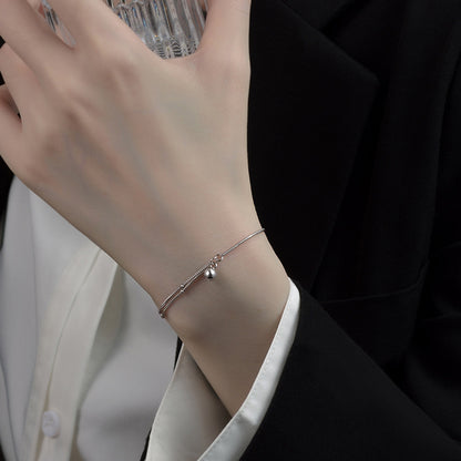 Round Ball Splicing Double Layer Bracelet for Women Fashionable