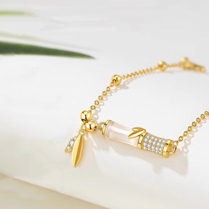 You Are Enough Bamboo Knot Bracelet for Women  Jewelry