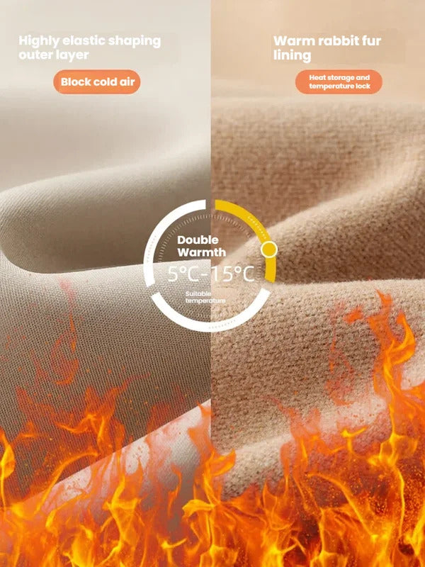 New Winter Thermal Fleece Lined Leggings Women's Outdoor Wear Thickened Plush Trousers Cold Weather Warm Pants woman clothing