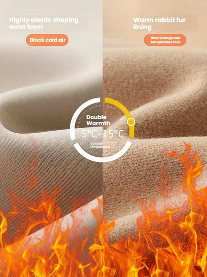 New Winter Thermal Fleece Lined Leggings Women's Outdoor Wear Thickened Plush Trousers Cold Weather Warm Pants woman clothing