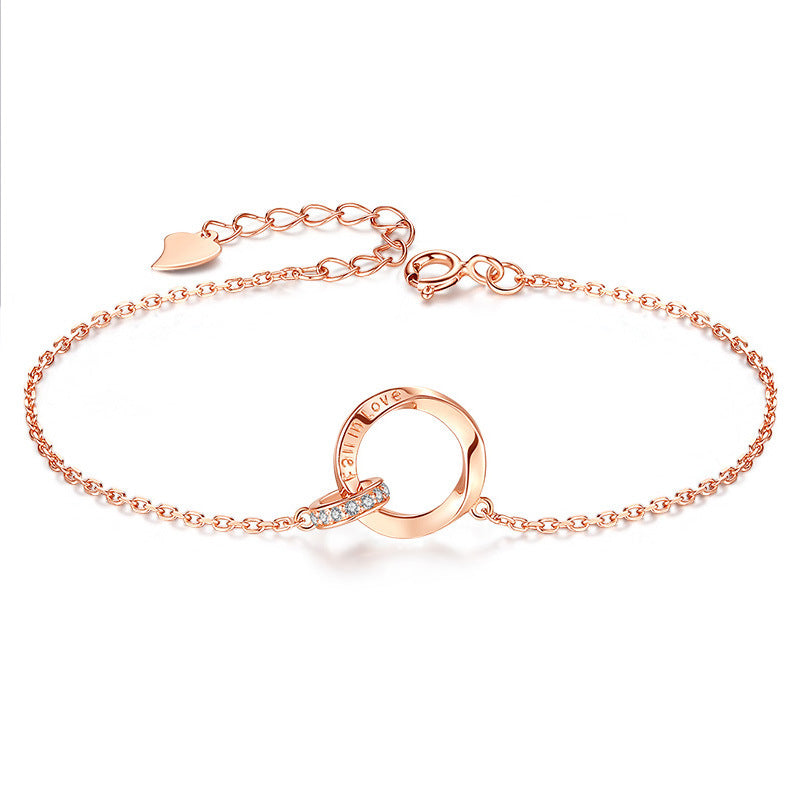 Mobius Double Loop Bracelet for Women