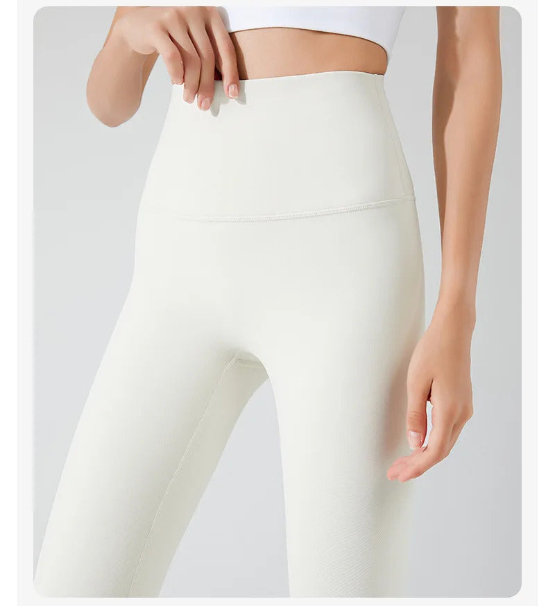 Women's Fleece Lined Shark Yoga Pants Tummy Control Thermal Leggings Winter Warm Sport Tights