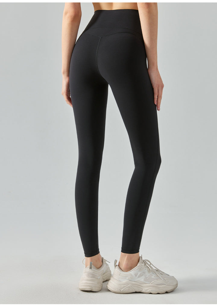 Nulux High-Intensity Tight Yoga Pants High Waist Sports Leggings High Stretch Ultra-Thin Quick-Dry Pants Green Brown Khaki