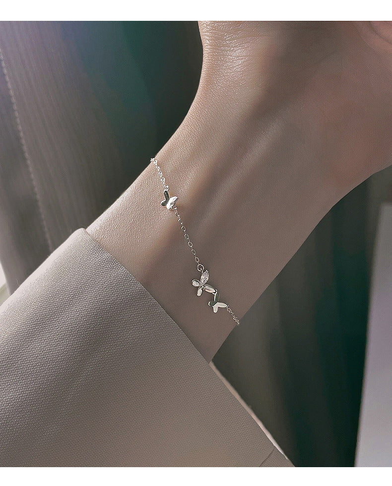 Shining Multi-Butterfly Bracelet for Women