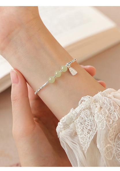 Hetian Jade Bamboo Knot Bracelet for Women Jewelry Wholesale