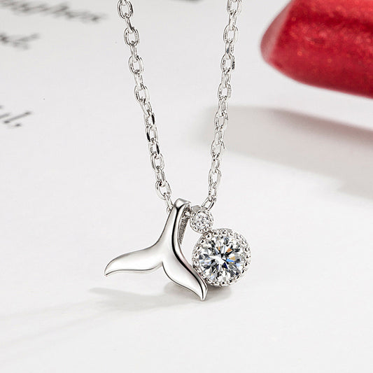 Mermaid Tail Necklace for Women  Fashion Korean Version Ins Trend