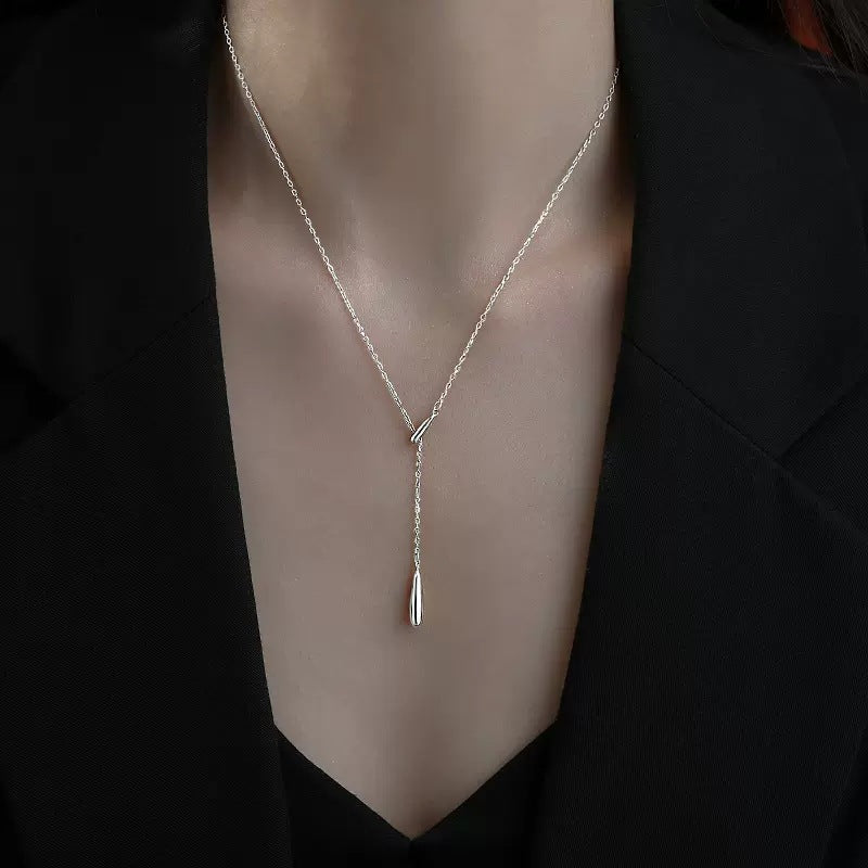 Tassel Water Drop Necklace for Women