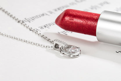 Korean Fashion Diamond-Encrusted Necklace for Women