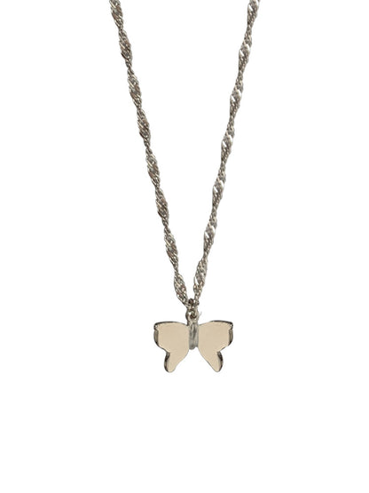 Woven Chain Butterfly Necklace Female Clavicle Chain Niche Design