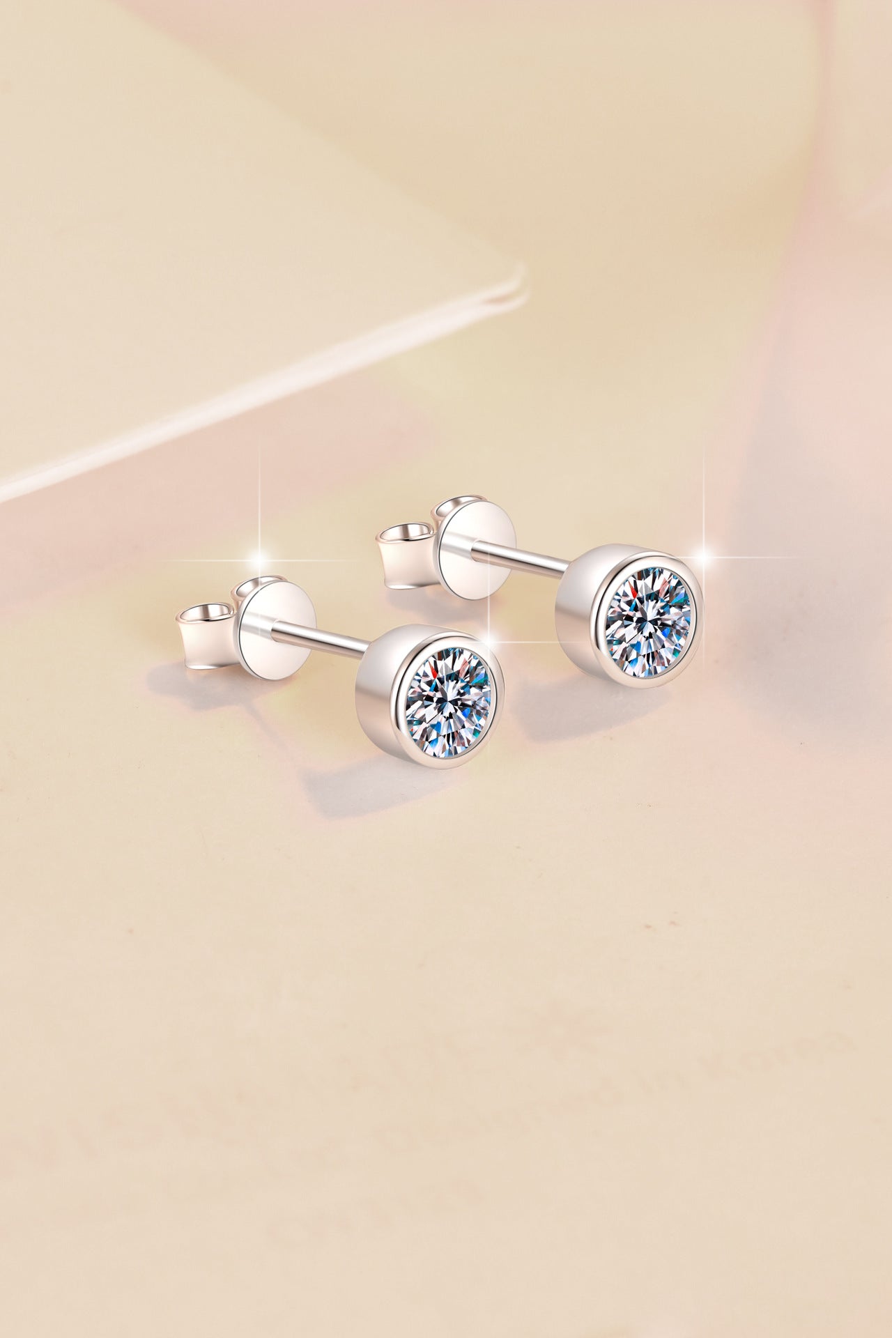 Small Bubble Earrings S925 Sterling Silver Earrings for Women Simple Fashion Encrusted Moissanite Earrings Jewelry