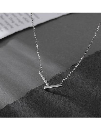 Geometric Irregular V Necklace for Women Summer