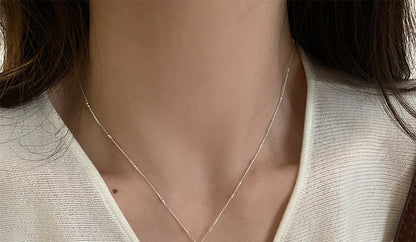 Pearl Shell Necklace for Women, Light Luxury