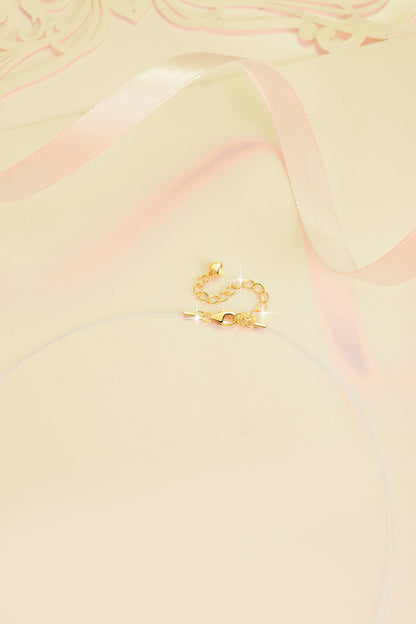 Mermaid Tears Princess Cut Invisible Fish Line Moissanite Pendant S925 Silver Necklace