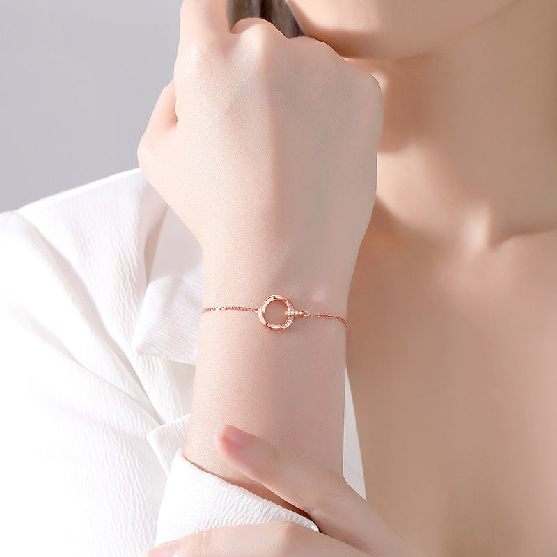Mobius Double Loop Bracelet for Women