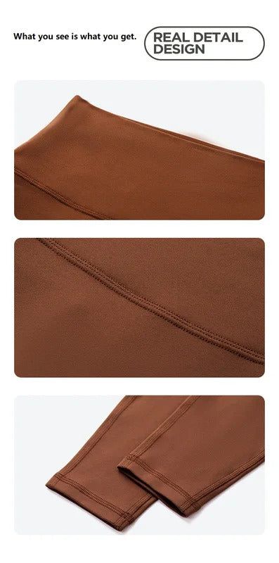 Women's  Fall Winter Thermal Fleece Lined Yoga Pants High Waisted Tummy Control Seamless Booty Scrunch Leggings