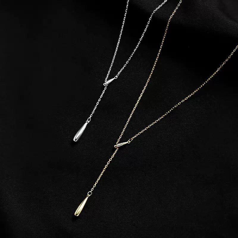 Tassel Water Drop Necklace for Women