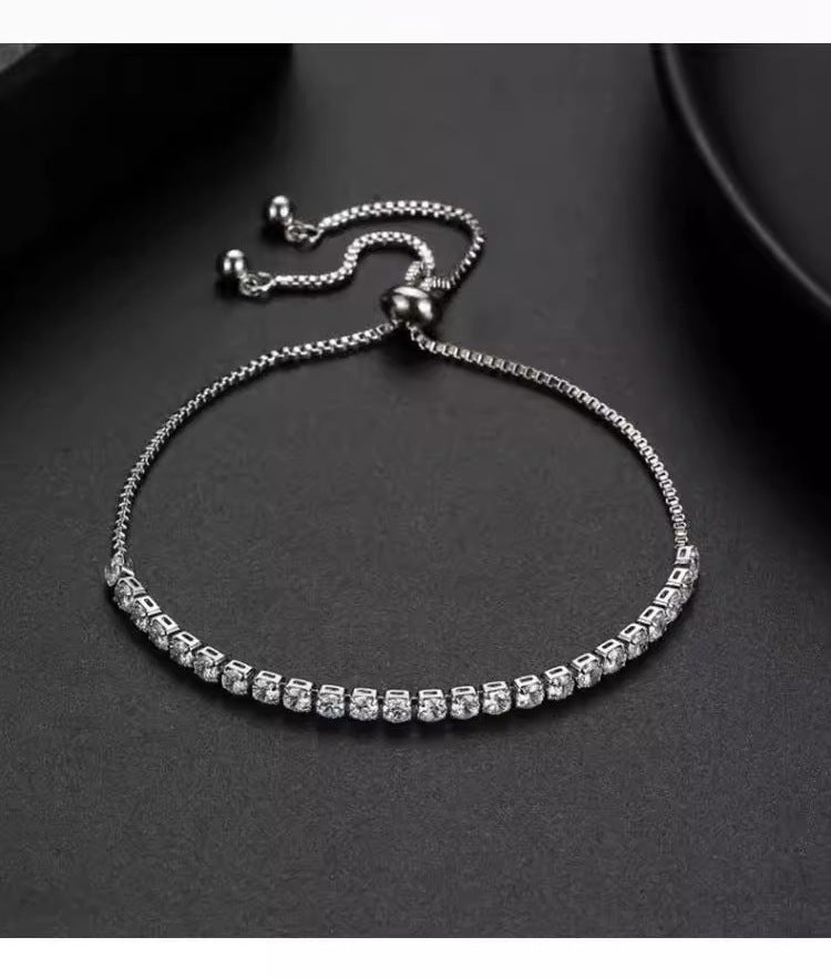 Full Diamond Cubic Zirconia Bracelet for Women