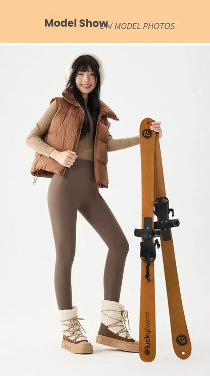 Shark Pants Women High Waisted Tummy Control Leggings Winter Fleece Lined Thermal Thick Yoga Pants asual Tights Woman clothes