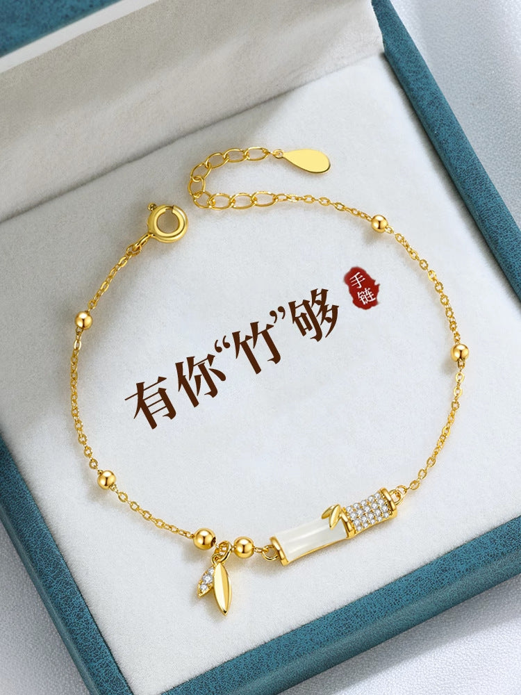 You Are Enough Bamboo Knot Bracelet for Women  Jewelry