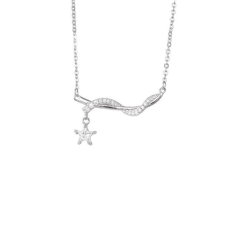 Twisted Pentagram Necklace for Women Fashionable