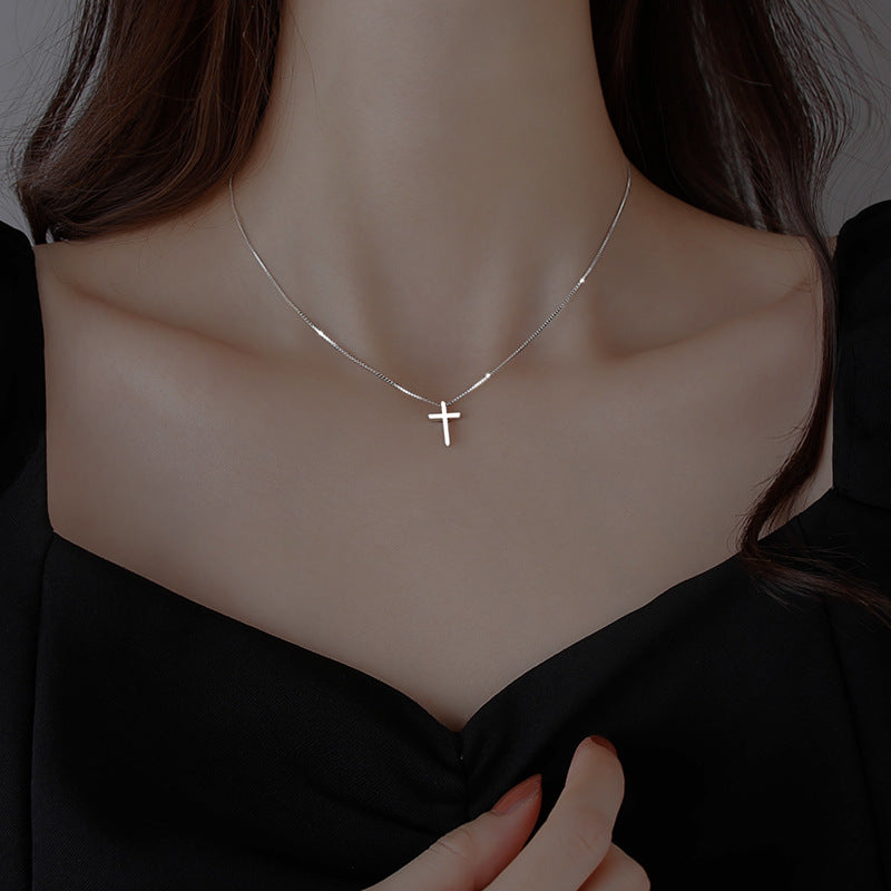 Cross Necklace for Women Fashion Simple