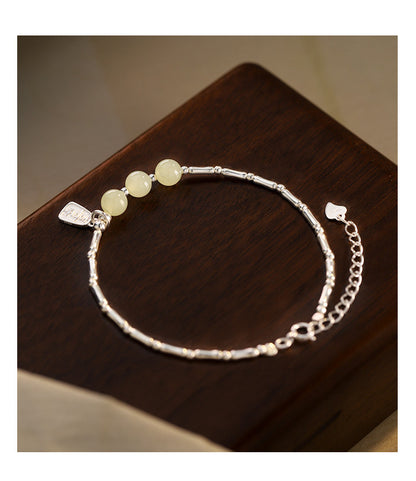 Hetian Jade Bamboo Knot Bracelet for Women Jewelry Wholesale