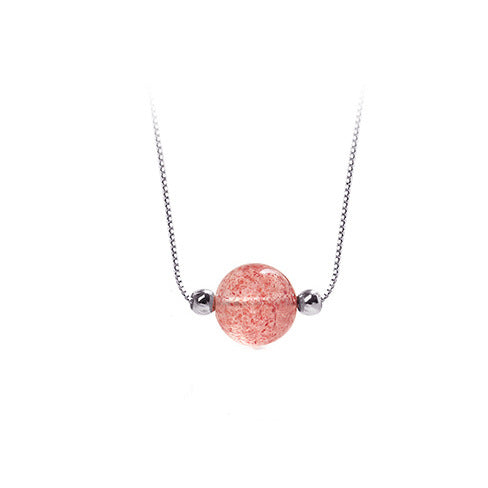 Strawberry Crystal Bracelet Women's High-end Niche Design