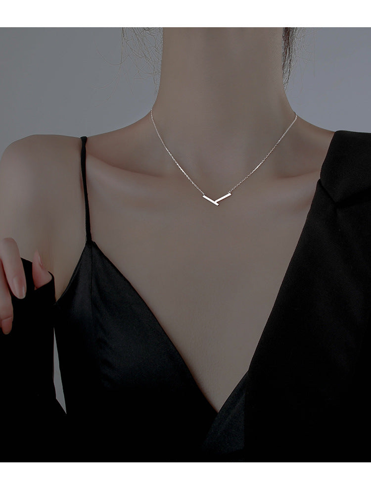 Geometric Irregular V Necklace for Women Summer