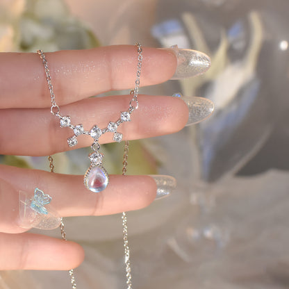 Beauty Tears Moonstone Tear Necklace for Women