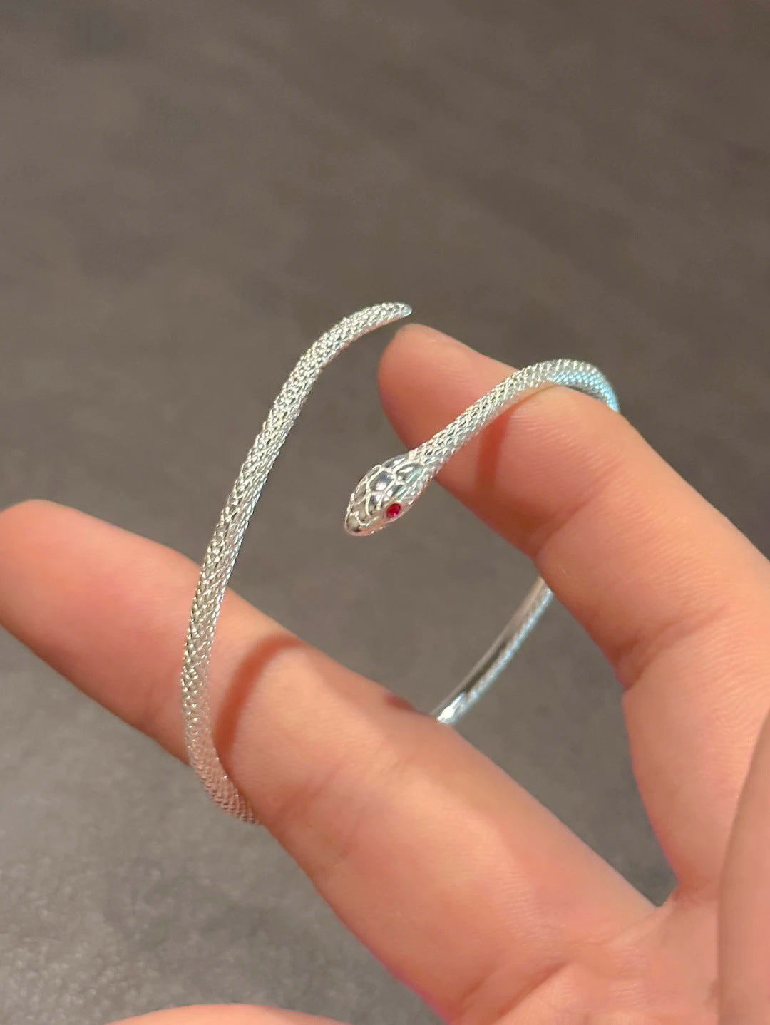 Red-Eyed Spirit Snake Bracelet for Women