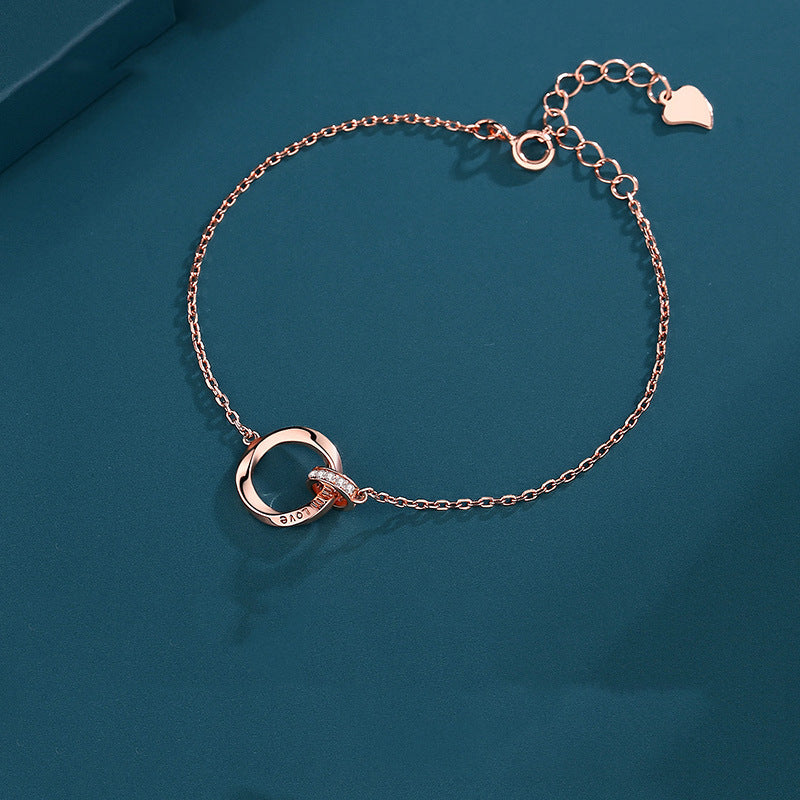 Mobius Double Loop Bracelet for Women
