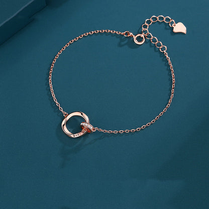 Mobius Double Loop Bracelet for Women